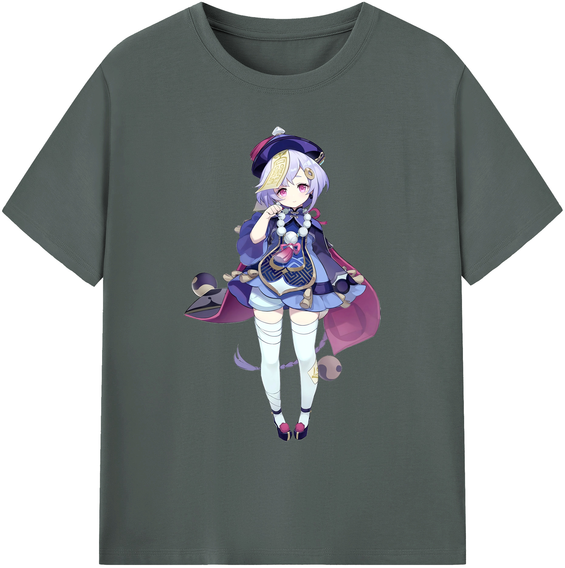 げんし神 七七 なな  genshin Nana 綿100％ メンズ半袖Tシャツ｜肌触りやわらか＆通気性